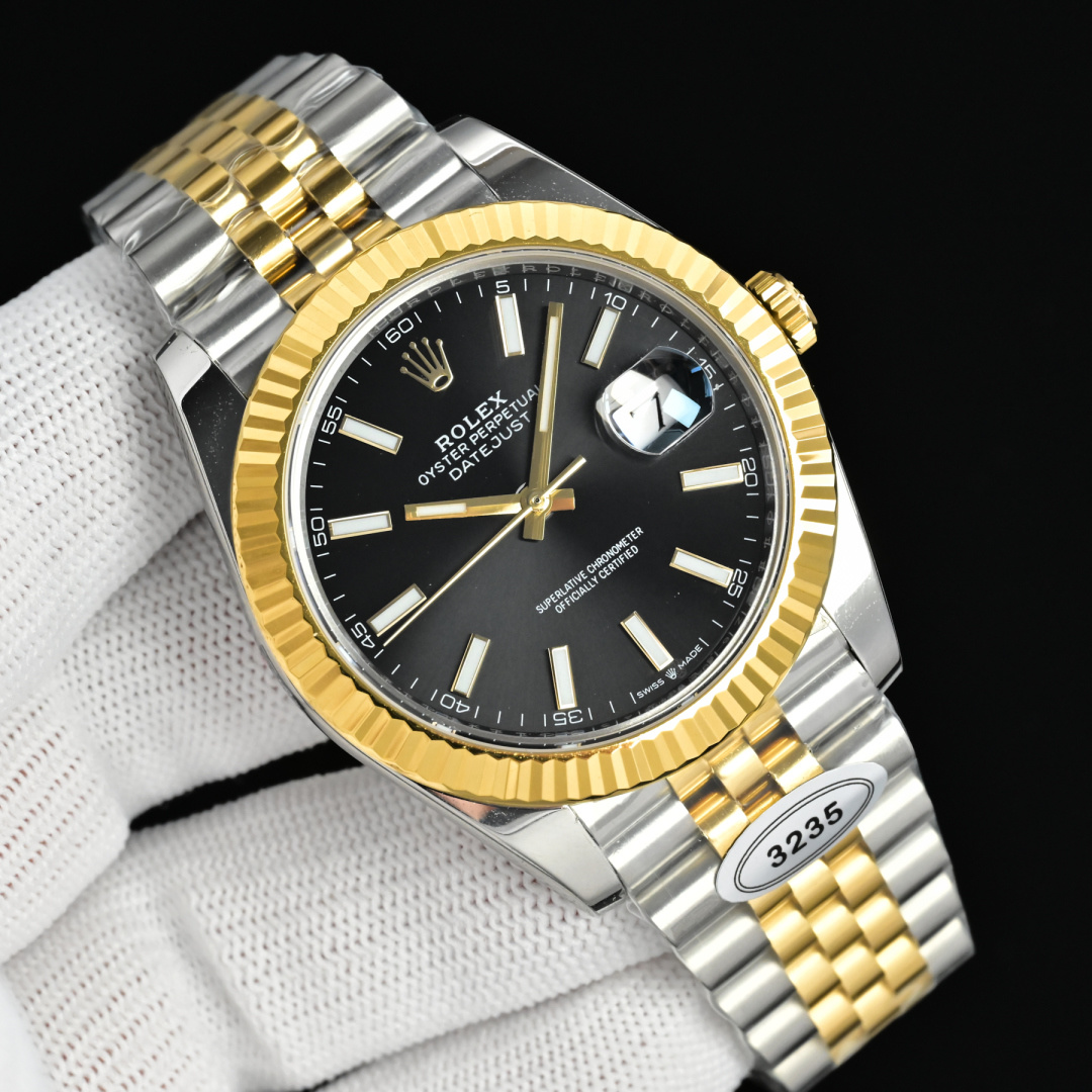 Rolex Datejust White / Blue - watch1257 - Image 5