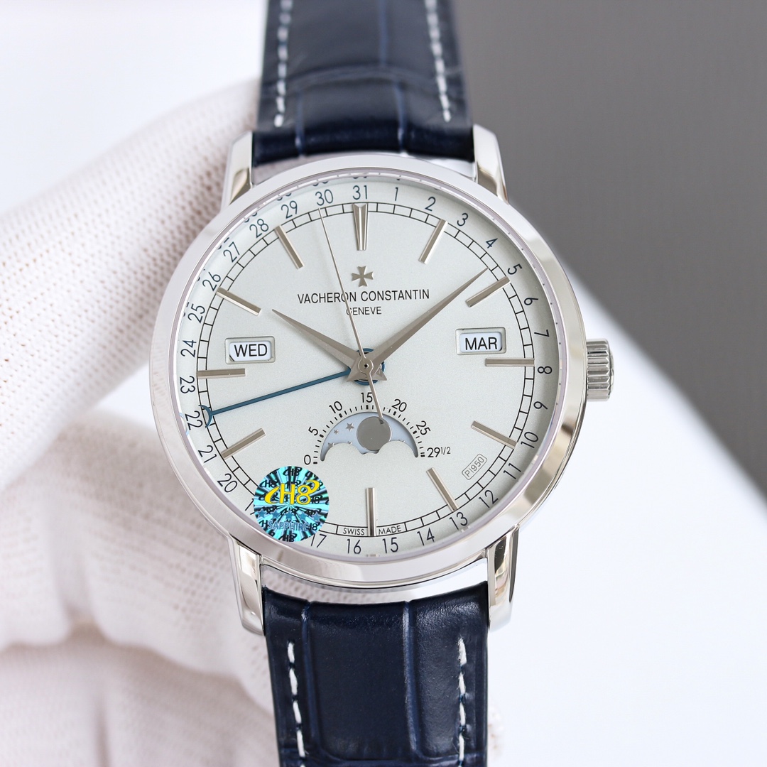 Vacheron Constantin Watch 41mm Black / White - watch1335 - Image 5