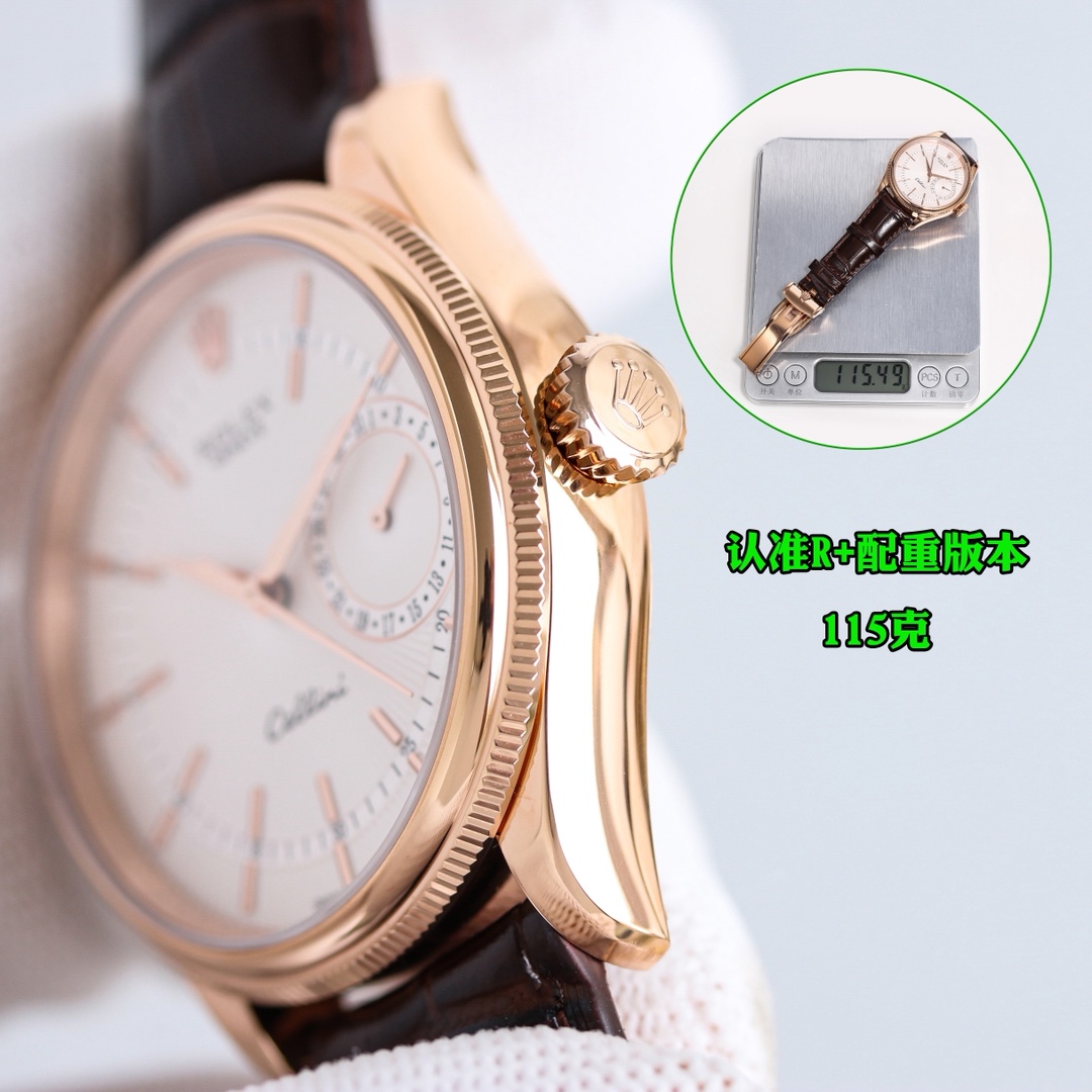 Rolex Watch 39mm Rose Gold / Silver - watch1344 - Image 5