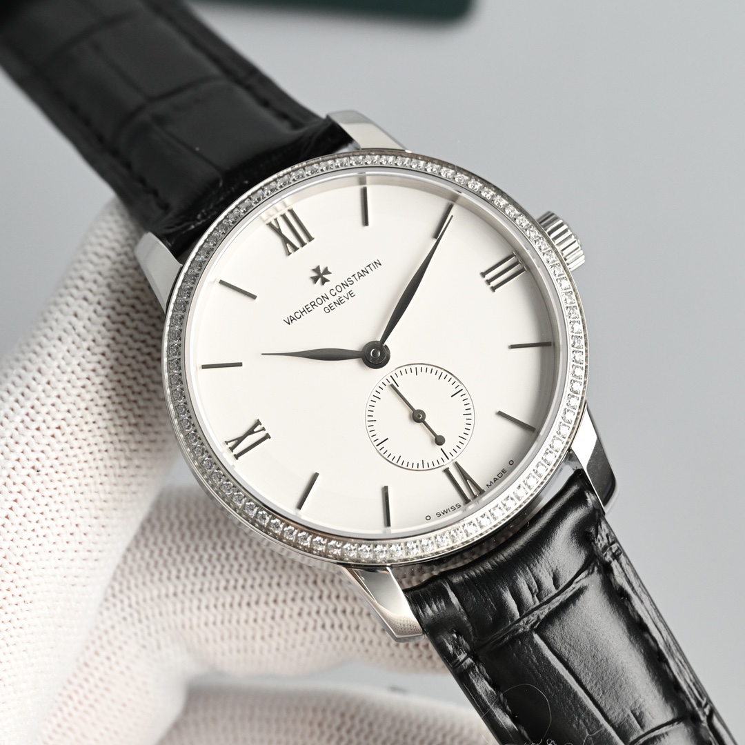 Vacheron Constantin Watch White / Rose Gold - watch1345 - Image 5