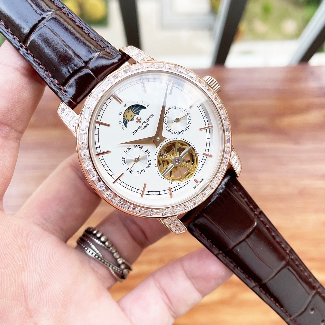 Vacheron Constantin Watch 44mm White / Silver - watch1407 - Image 5