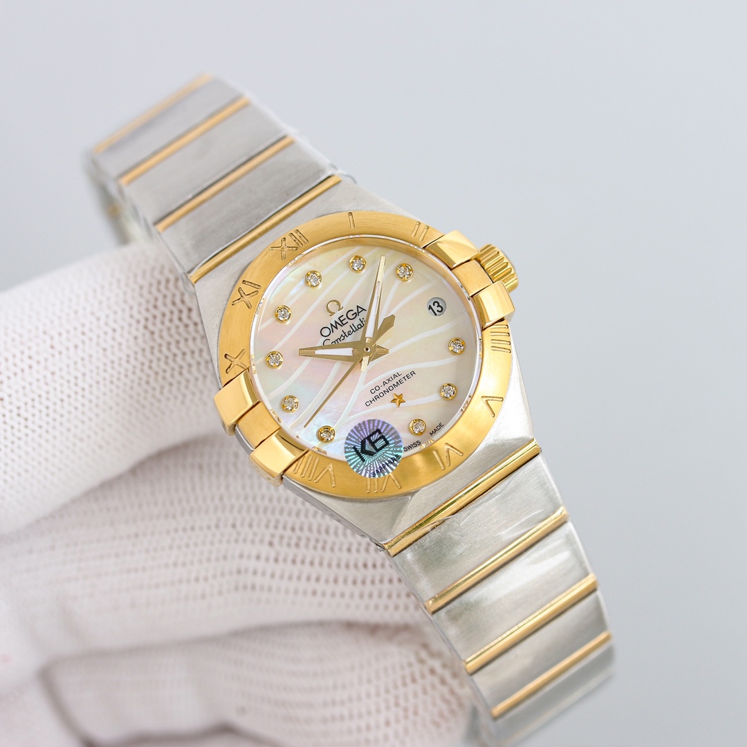 Omega Constellation Blue - watch1459 - Image 5