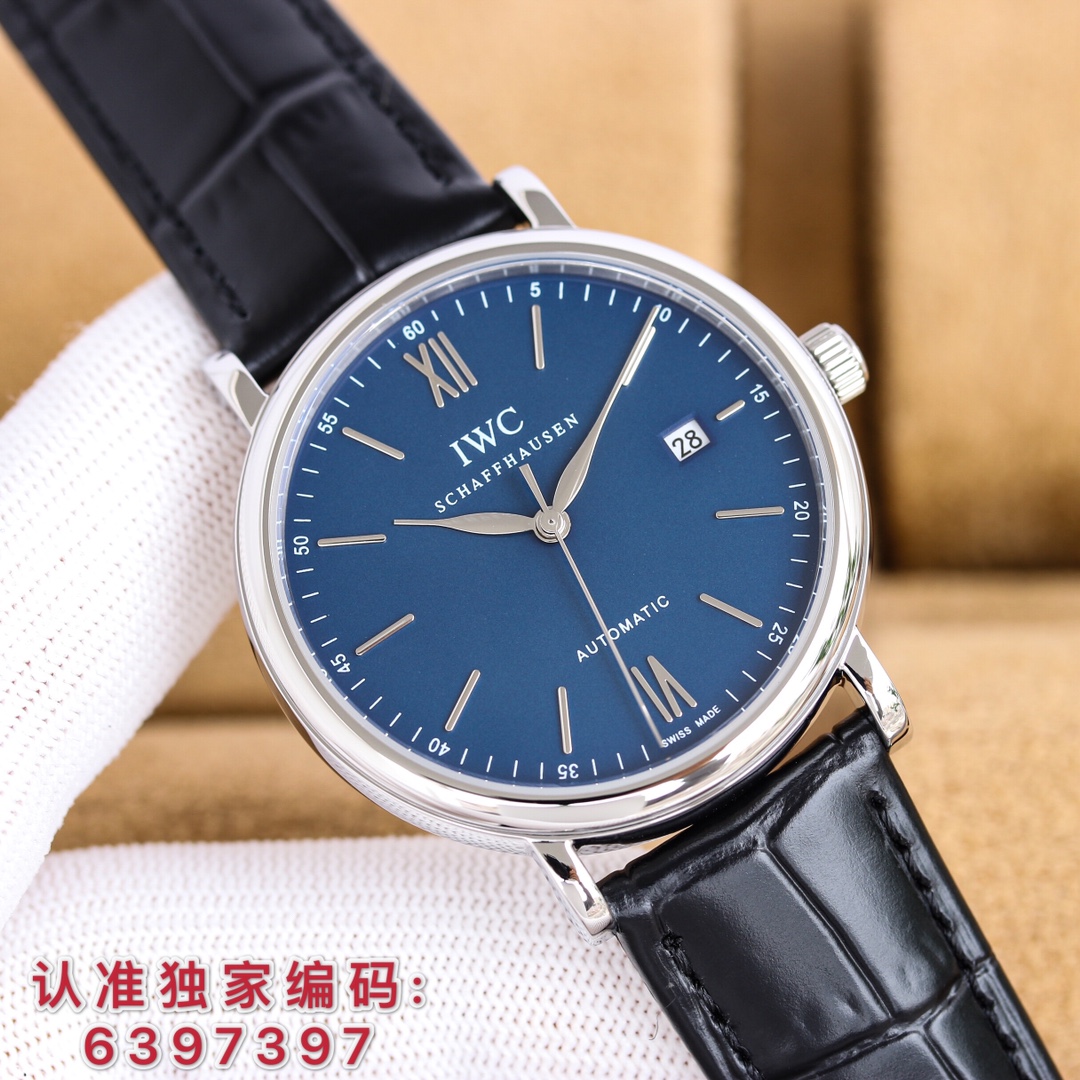 IWC Watch 40mm White / Blue - watch1511 - Image 5