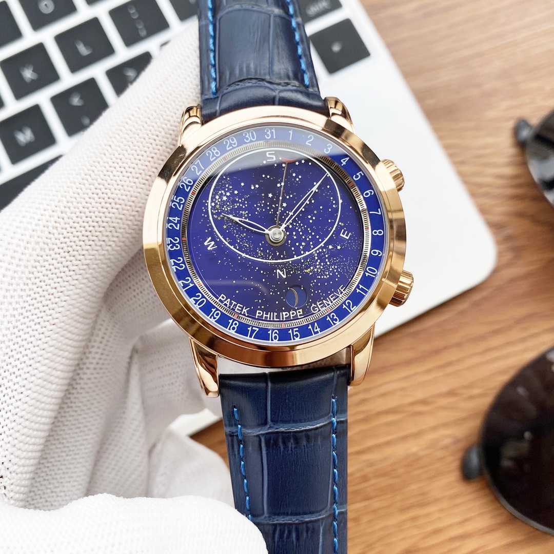 Patek Philippe Watch 43mm White / Silver - watch1527 - Image 5