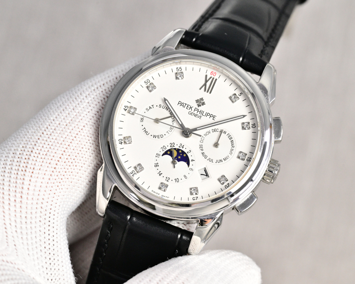 Patek Philippe Watch 41mm Silver - watch1556 - Image 5