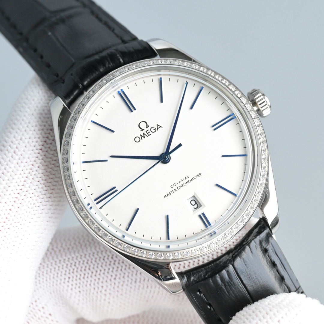 Classic Watch 40mm White / Blue - watch1566 - Image 5