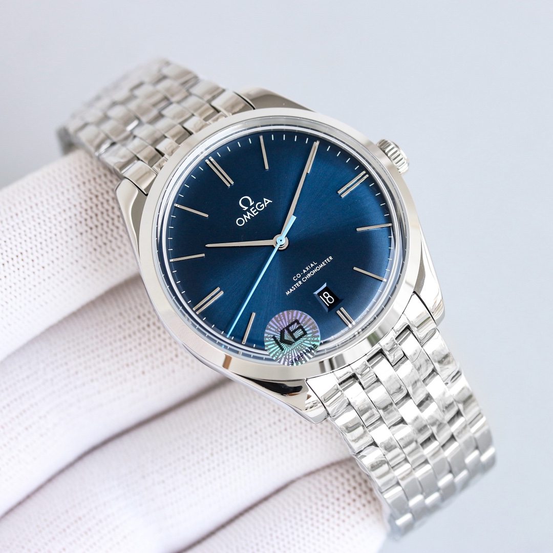 Classic Watch 40mm Blue / Silver - watch1589 - Image 5