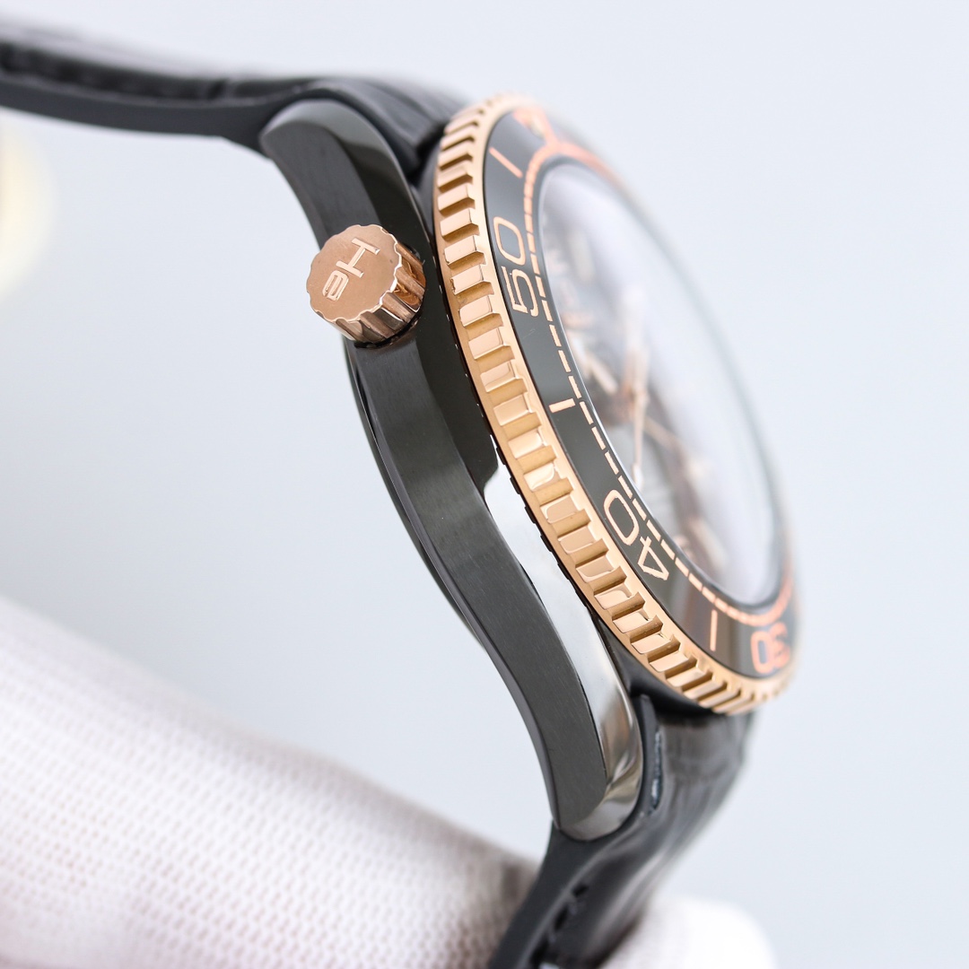 Omega Seamaster 45.5mm Black / Rose Gold - watch1708 - Image 5