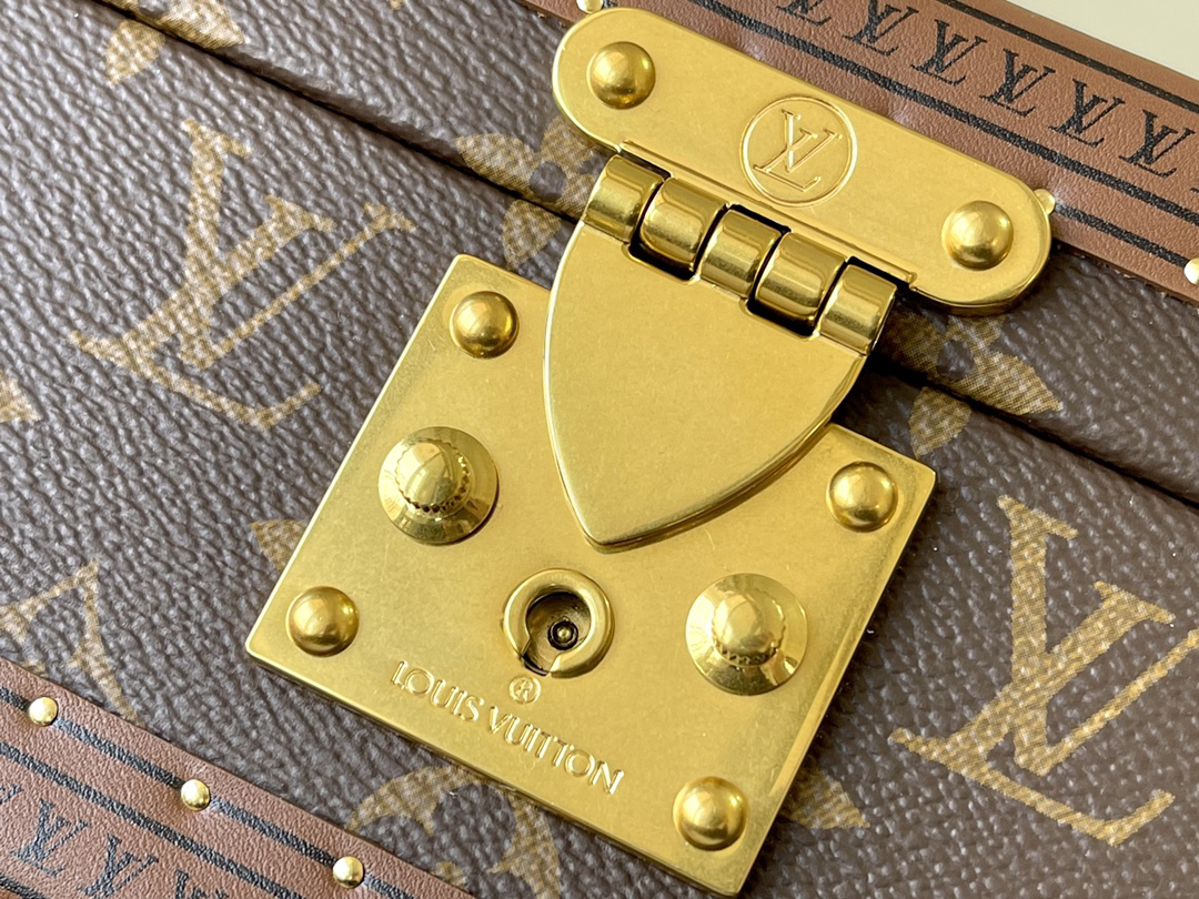 lv0219 Louis Vuitton M47641 CRET MONTRES Top Handle Bag - Image 5