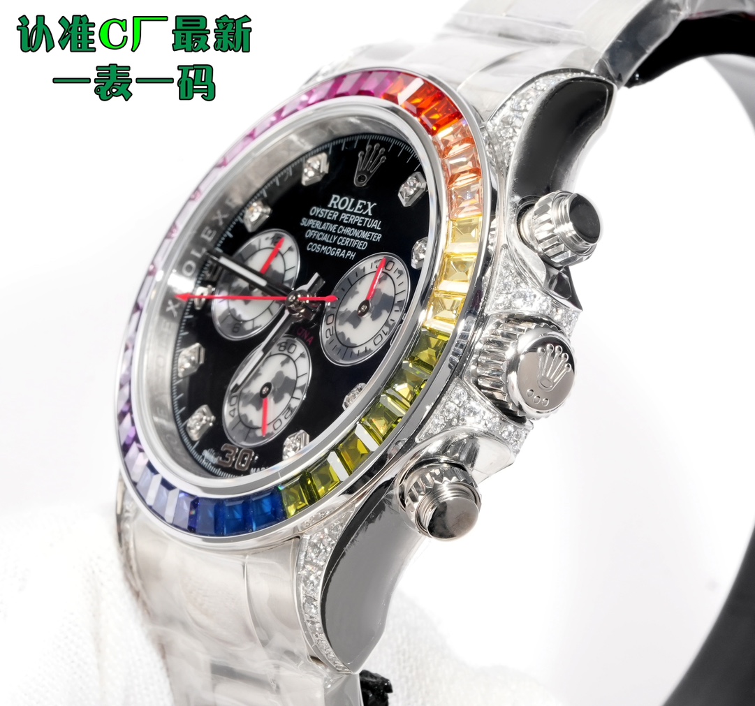 Rolex Daytona White / Gold - watch1738 - Image 5