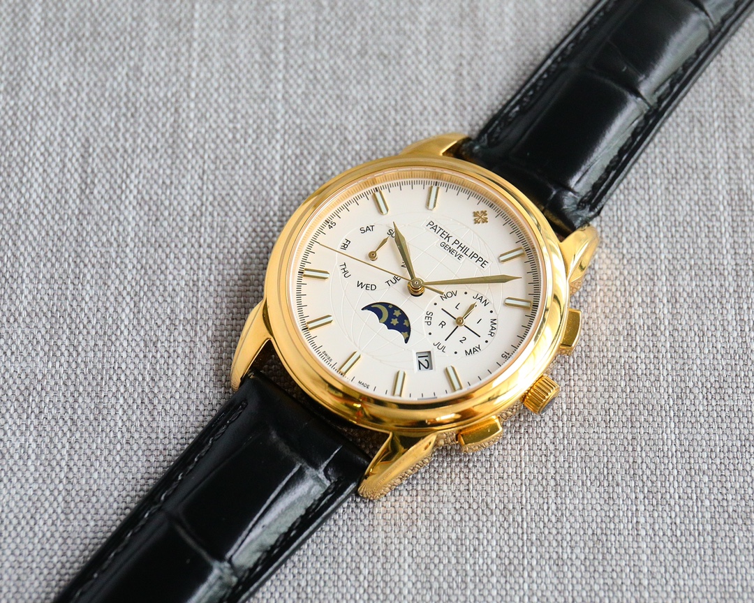 Patek Philippe Watch 41mm White / Gold - watch1825 - Image 5