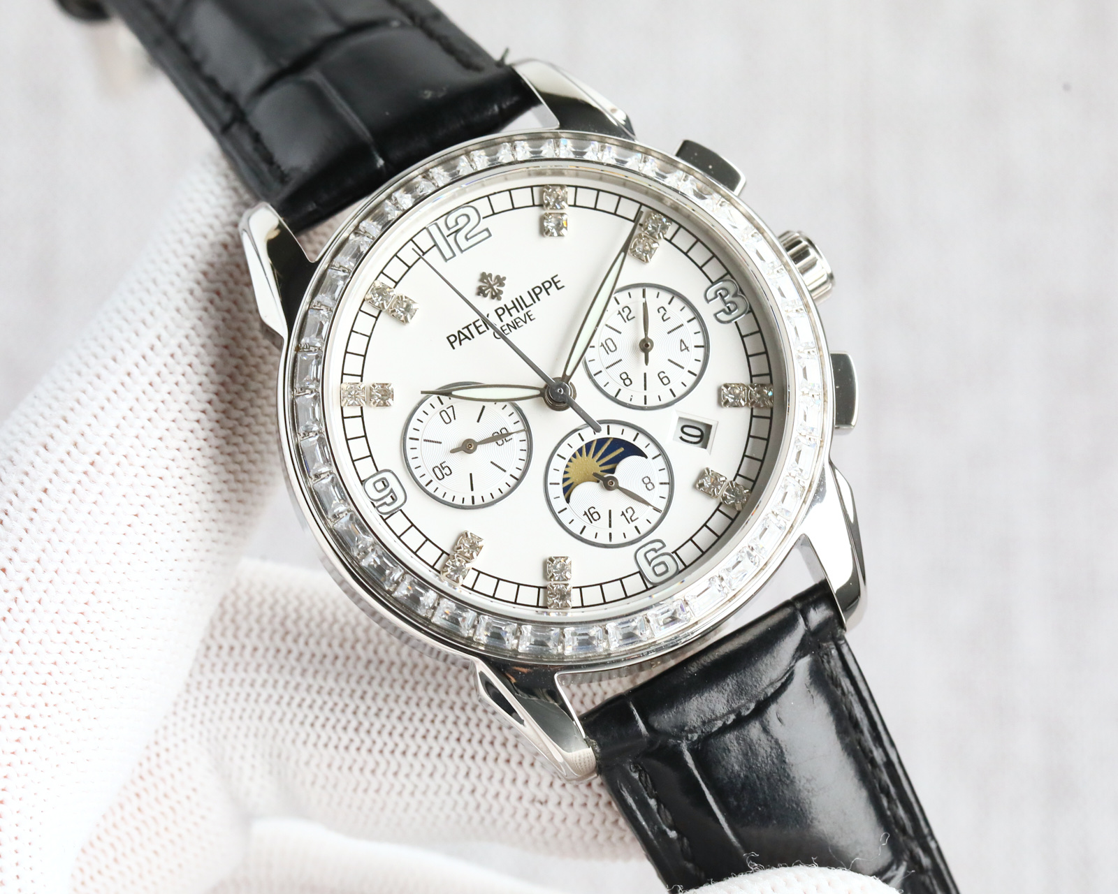 Patek Philippe Watch 40mm Silver - watch1836 - Image 5