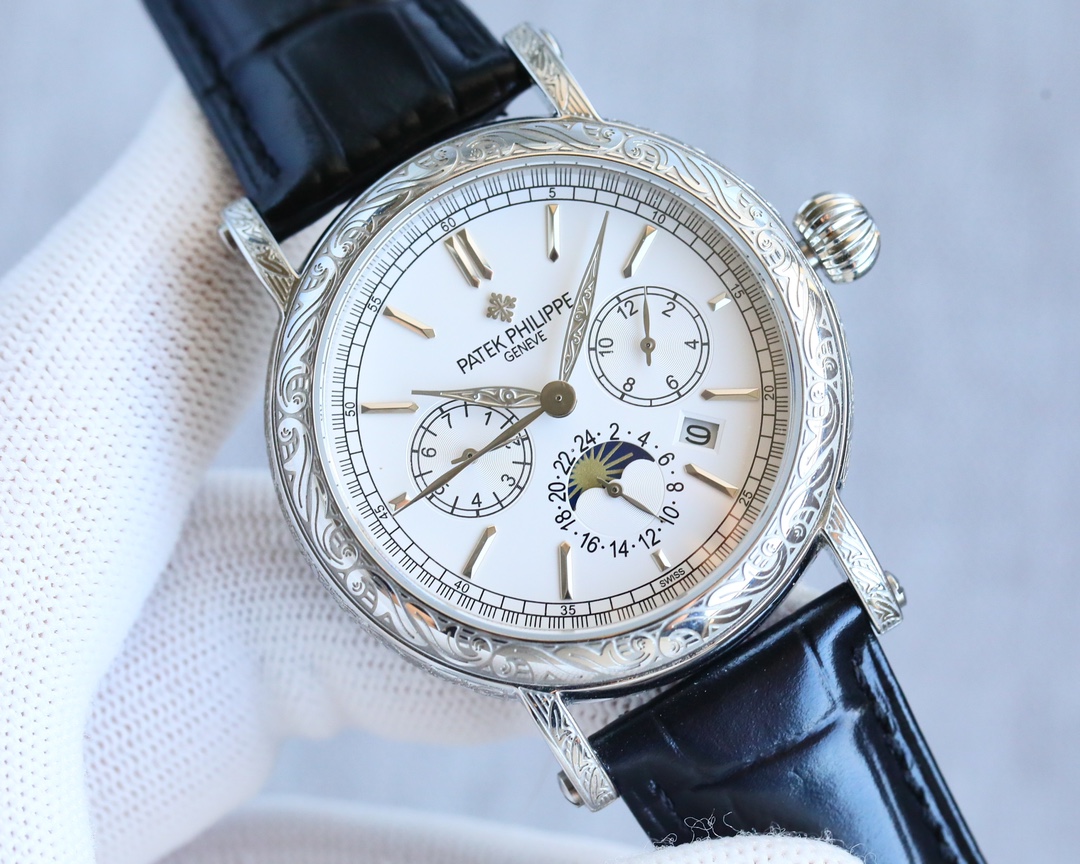 Patek Philippe Watch 42mm Silver - watch1841 - Image 5