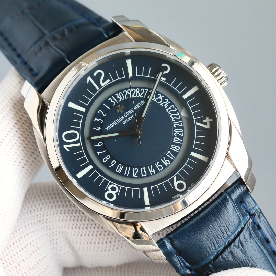 Vacheron Constantin Watch 41mm White / Rose Gold - watch1865 - Image 5