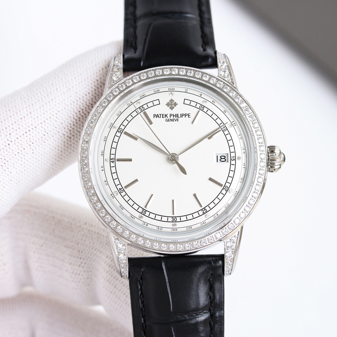 Patek Philippe Watch 40mm White / Gold - watch1944 - Image 5