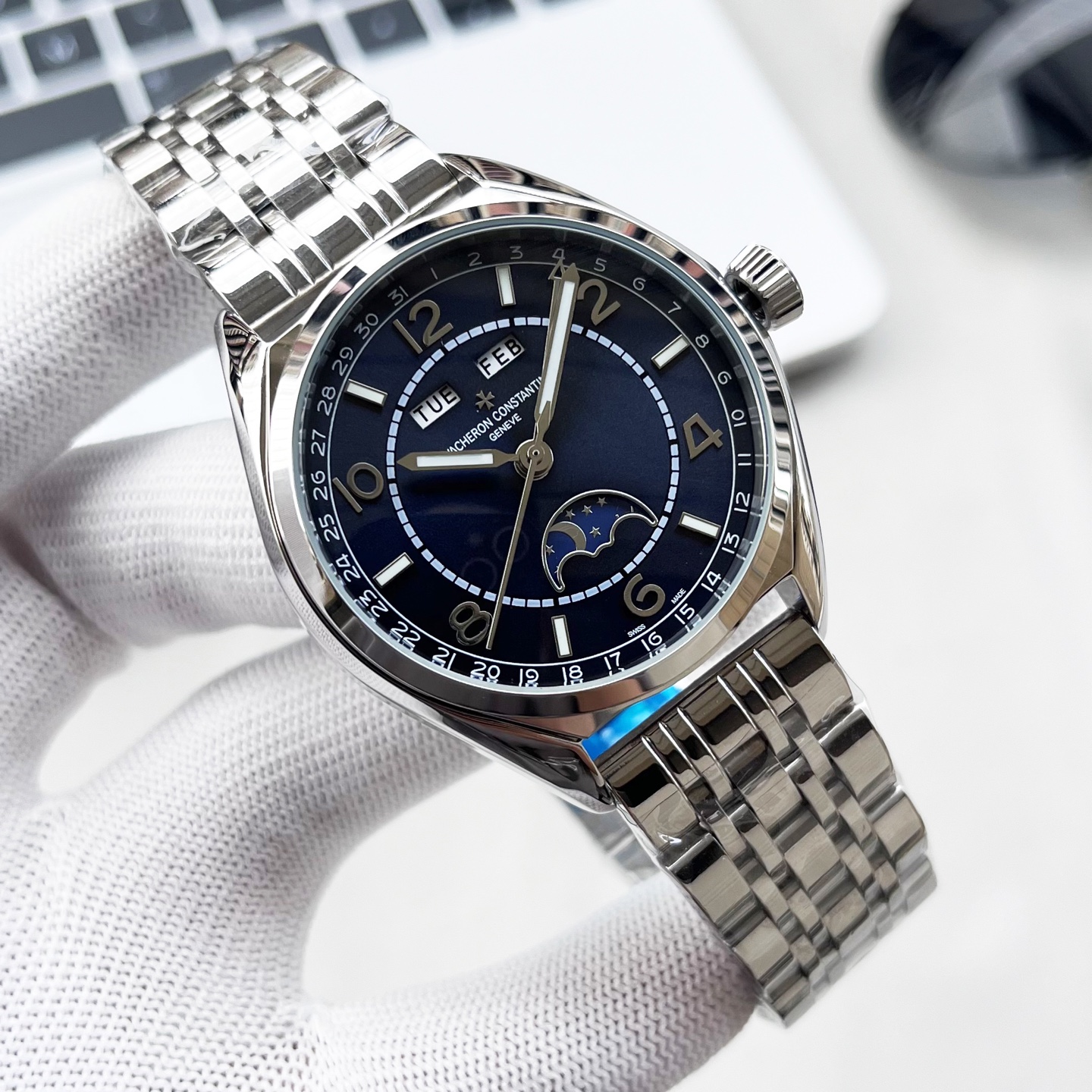 Vacheron Constantin Watch 40mm White / Silver - watch2015 - Image 5