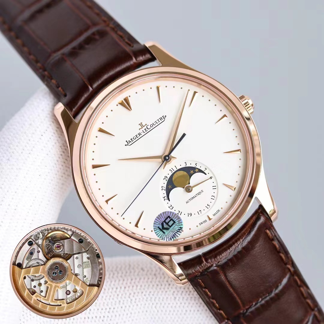 Jaeger-LeCoultre Watch 39mm White / Gold - watch2037 - Image 5
