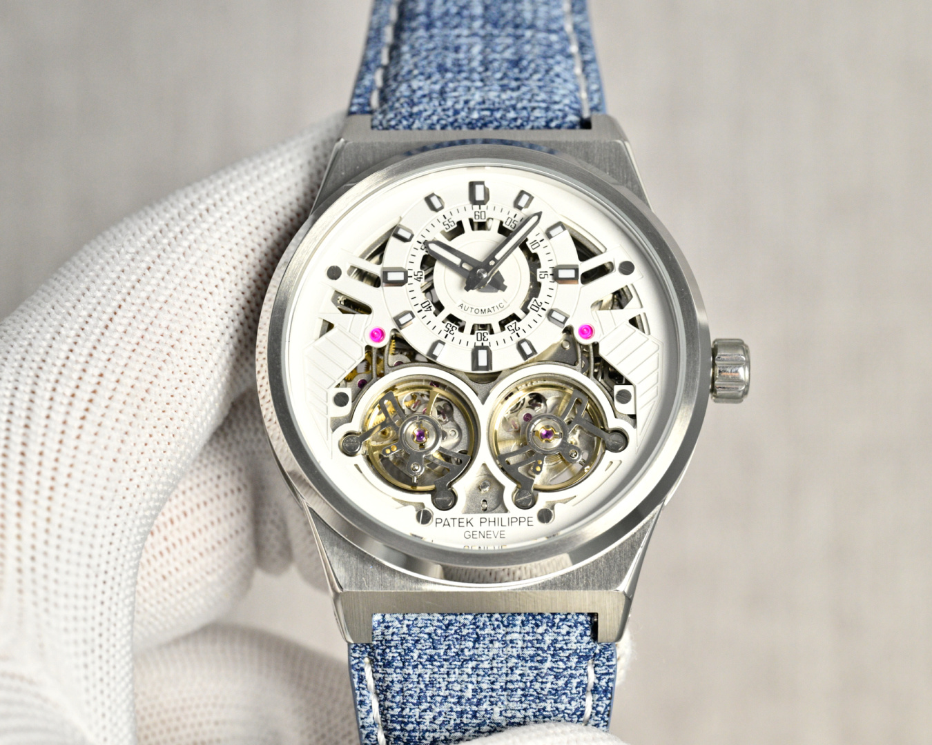 Patek Philippe Watch Silver - watch2059 - Image 5