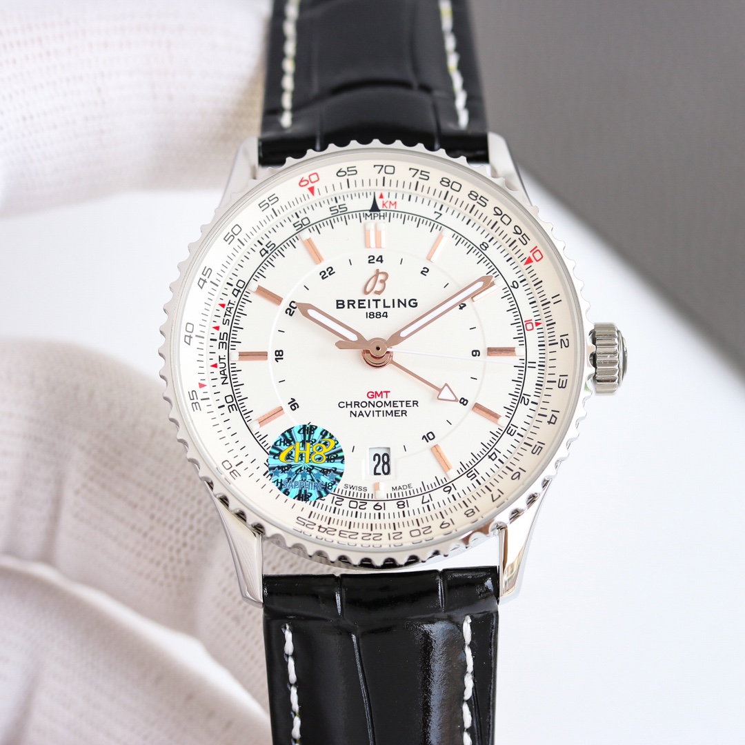 Breitling Navitimer 41mm Silver - watch2066 - Image 5